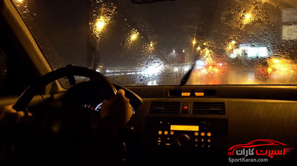 نکات مهم رانندگی در هوای بارانی ، مه آلود و جاده لغزنده